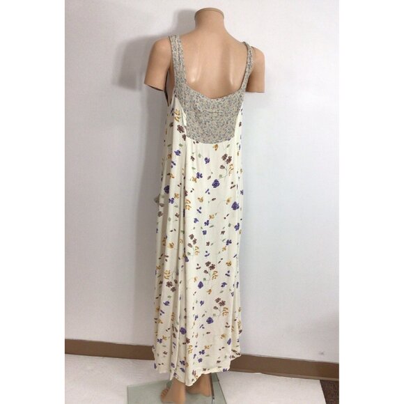 TT Mar Vintage Floral Dress Cottage Core Womens Medium - Picture 3 of 9